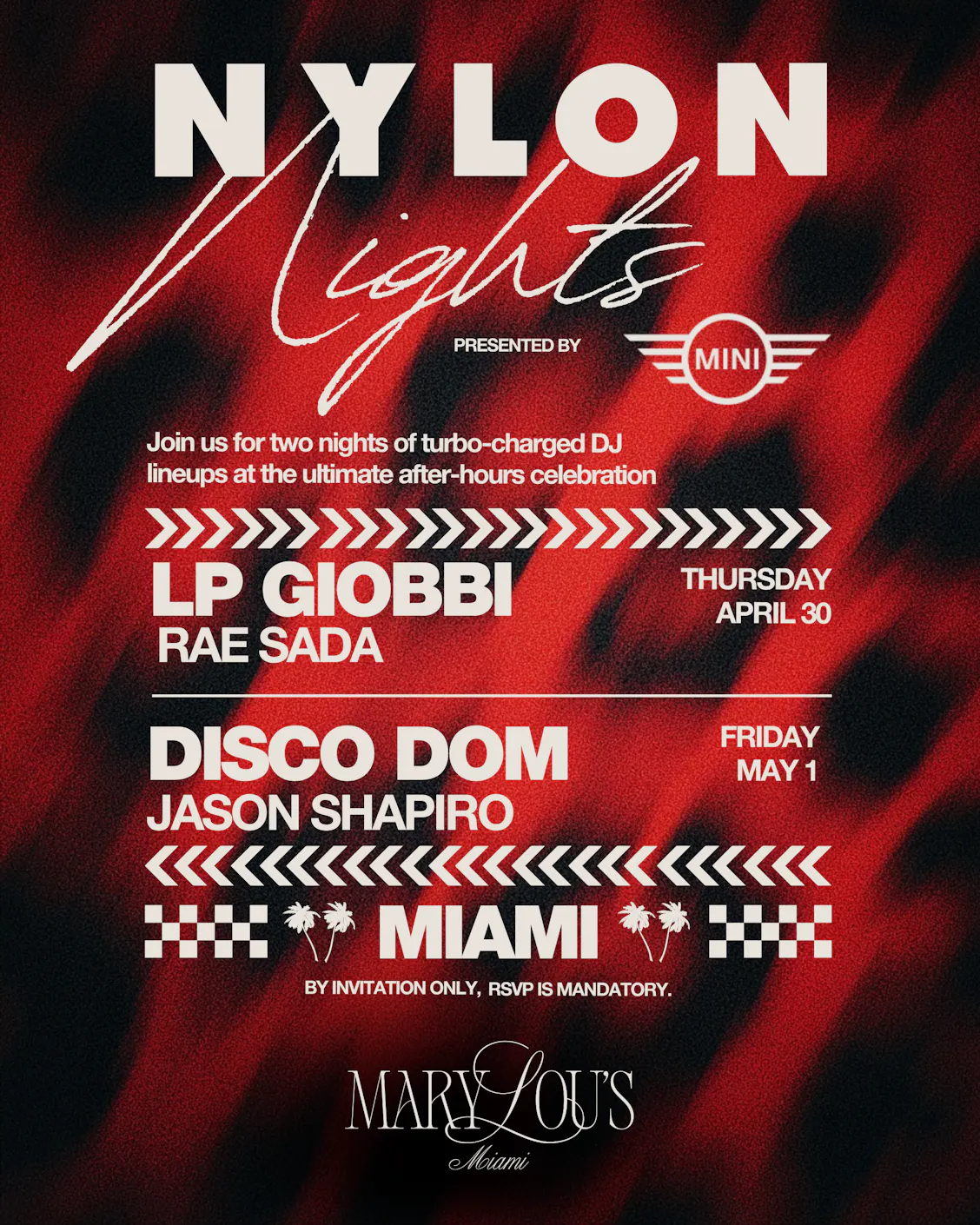NYLON Nights Race Week Residency